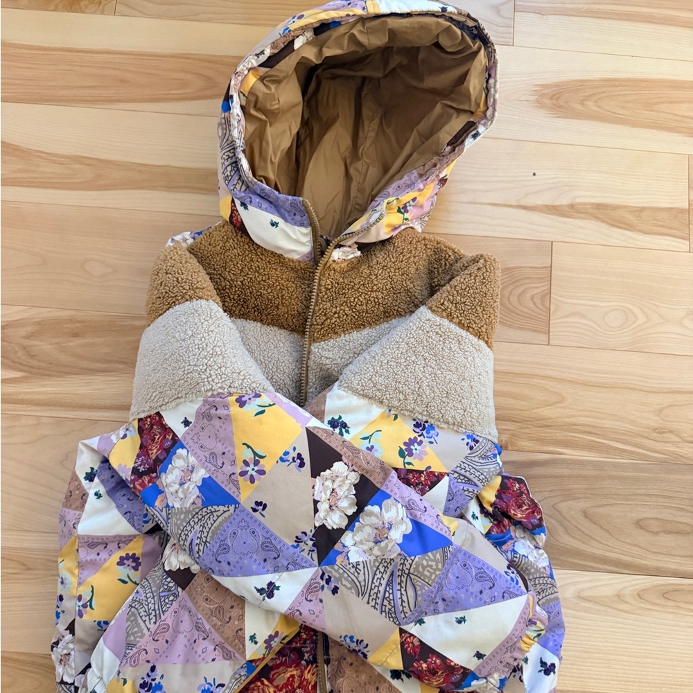 Levi's Patchwork Puffer Jacket With Hood - image 4